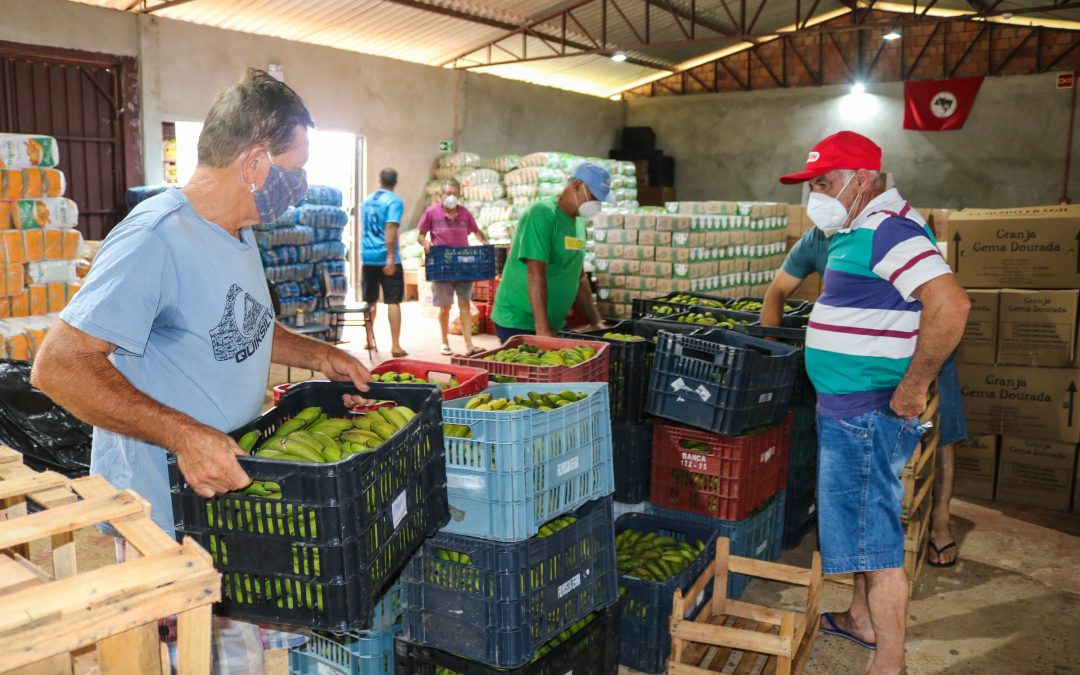 80 TONELADAS DE ALIMENTOS DA REFORMA AGRÁRIA E DA AGRICULTURA FAMILIAR CHEGAM A COMUNIDADES CARENTES DO PARANÁ